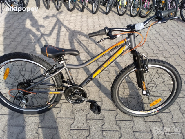 X Велосипед 24" ZANTE сив, снимка 3 - Велосипеди - 54398351