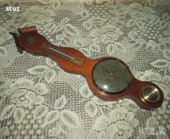 Троен уред за стена, барометър, влагомер и термометър, снимка 2 - Други - 54154964