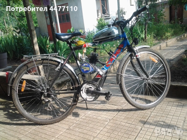  Велосипед с  нов двутактов двигател