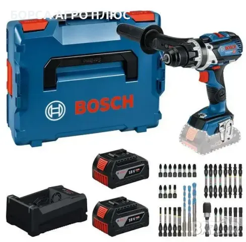 Bosch GSR 18V-110 C 2x5.0Ah 110Nm Винтоверт Professional L-BOXX Нов