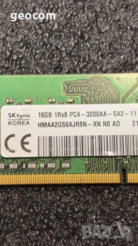 16GB (1x16GB) DDR4 SK-Hynix (PC4-3200АА,CL-19), снимка 3 - RAM памет - 54842687
