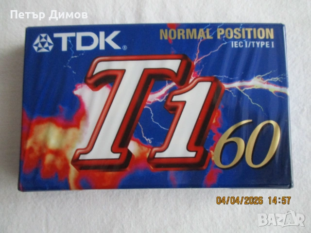 Продавам аудио касети  TDK T 1 60