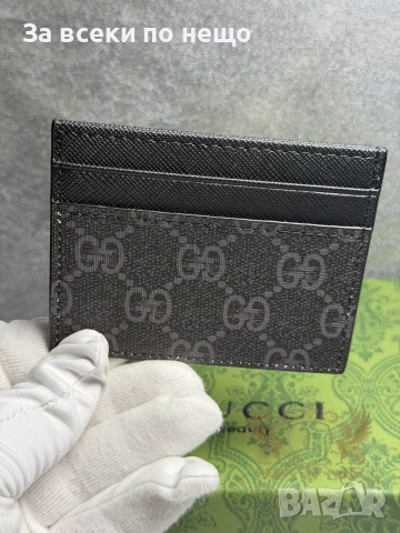 Gucci Snake Черен Визитник Код Chronolux7, снимка 2 - Портфейли, портмонета - 55078416