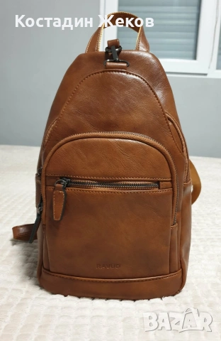  Нова. Дамска оригинална раница/чанта за през рамо (sling bag) RAVUO.