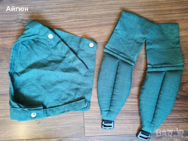 Ергономична раница ISARA ELITE ЛЕН  /Evergreen Linen/, снимка 8 - Кенгура и ранички - 54822307