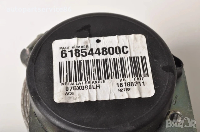 Предпазен колан на задния ляв седалков колан за Nissan Leaf (2012) 618544800C OEM, снимка 4 - Части - 54888879