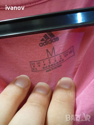 Adidas дамска тениска М размер , снимка 3 - Тениски - 55067932
