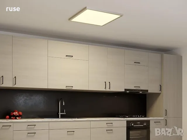 НОВИ! LED плафон за таван със сензор за движение ултра тънък 29.3x29.3см квадрат, снимка 2 - Лампи за таван - 55678102
