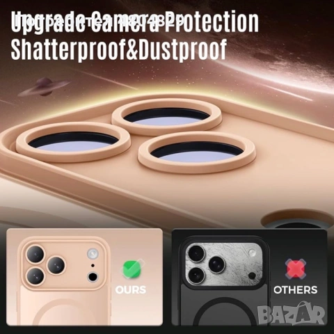 Нов MagSafe калъф за iPhone 17 Pro Max със защита за камера, снимка 3 - Калъфи, кейсове - 54369186