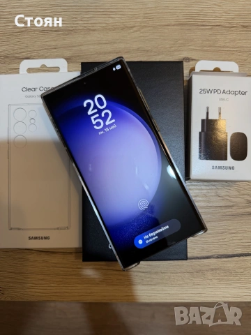 КАТО НОВ! Samsung Galaxy S23 Ultra 12/512GB + Оригинален Кейс и Зарядно (ПОДАРЪК)