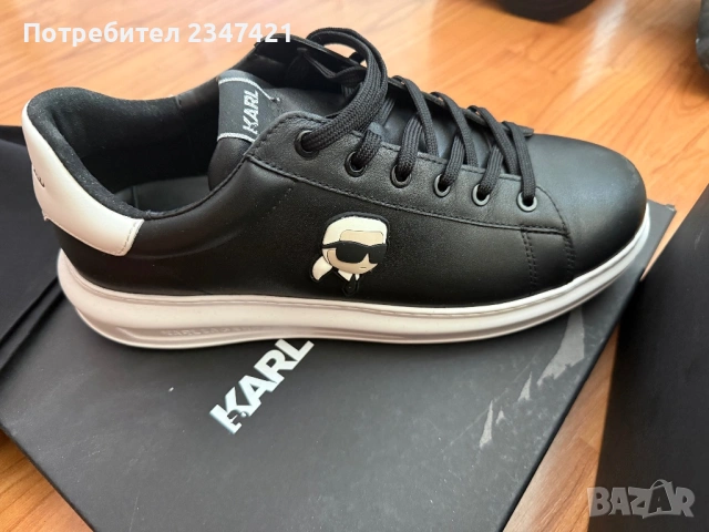 Мъжки обувки Karl Lagerfeld 45 номер, снимка 2 - Ежедневни обувки - 54226977