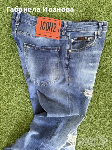 Мъжки дънки : DSQUARED2 Icon2 31, снимка 2 - Дънки - 55502990