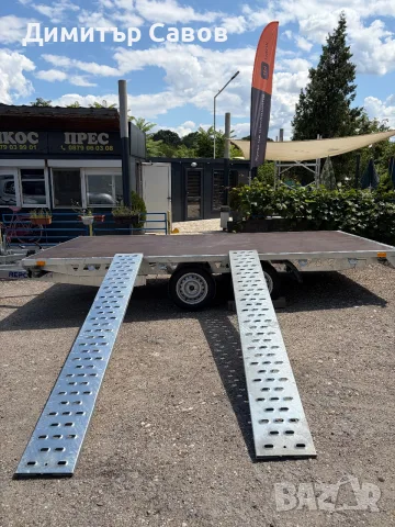 REPO FLAT 4.10 x 2.10м. за мотори, АТV/UTV, мотори до 750кg., снимка 12 - Ремаркета - 55414803