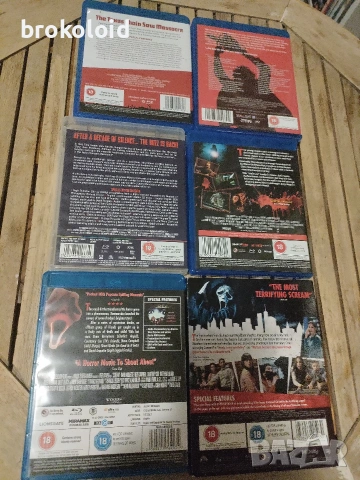 Филми на ужасите Texas Chainsaw Massacre Scream 1 и 6, снимка 2 - Blu-Ray филми - 54656282
