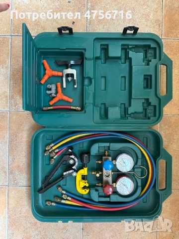 Професионален комплект за климатици REFCO BM2-3-DS-CLIM (Манометричен блок и инструменти), снимка 4 - Куфари с инструменти - 54811097