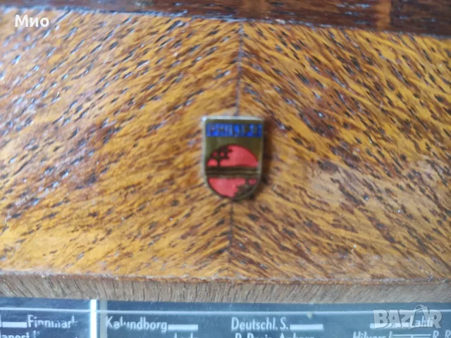 Дървено радио Philips 614B, 1940/1941 г., снимка 4 - Други ценни предмети - 55340867