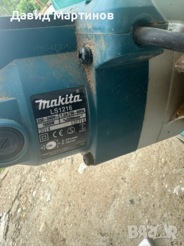 Makita LS1216 – Професионален циркуляр за рязане под ъгъл (Герунг), снимка 4 - Триони и циркуляри - 54762544