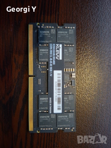 16GB (1x16GB) DDR5 5600 SODIMM (лаптоп) памет с ниска латентност, снимка 2 - RAM памет - 52986255