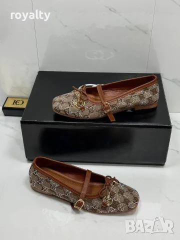 Gucci Нови Дамски Елегантни Обувки Различни Цветове Гучи с Кутия , снимка 2 - Дамски елегантни обувки - 55621922