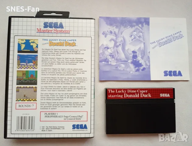 The Lucky Dime Caper - Sega Master System, снимка 2 - Други игри и конзоли - 55478695
