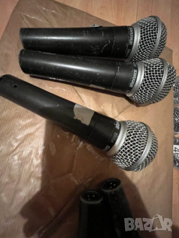 ORIGINAL Професионален микрофон Shure SM-58-LCE SM58 вокален, снимка 3 - Микрофони - 53613660