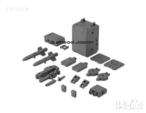 BANDAI SPIRITS 30MM Комплект части 8 Многофункционална раница Мащаб 1/144 , снимка 3 - Фигурки - 54052335