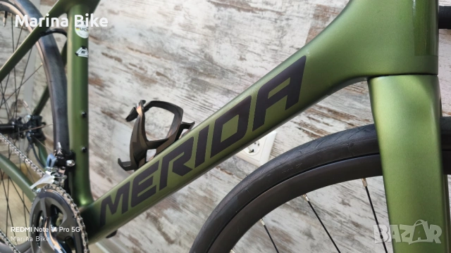 Карбонов шосеен велосипед Merida Scultura Endurance Disc Ultegra Expert | S, снимка 18 - Велосипеди - 54444223
