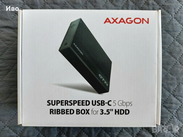 Кутия за диск AXAGON EE35-GTR с гаранция