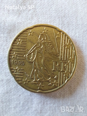 20 евроцента, Франция, 1999г.