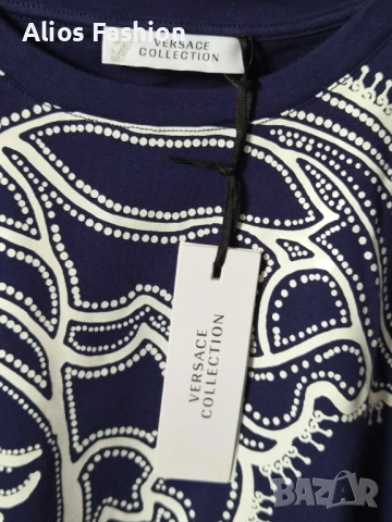 Versace Collection тениска с Медуза — 50% НАМАЛЕНИЕ, оригинал нова с етикет, размери S-XL, снимка 5 - Тениски - 54649892