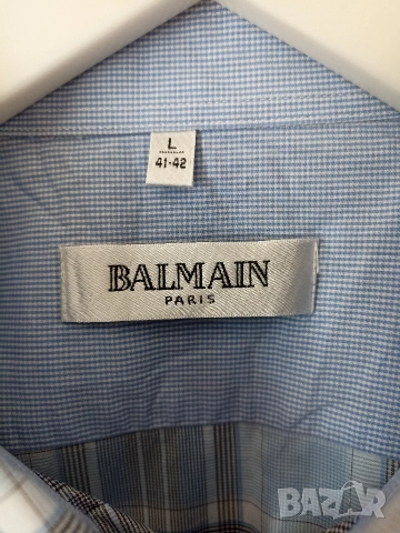 Оригинална мъжка риза Balmain, снимка 3 - Ризи - 55233566