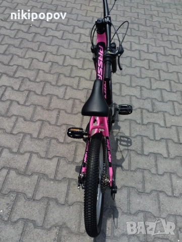 BG Алуминиев велосипед 20" NINJA розов, снимка 10 - Велосипеди - 54334694