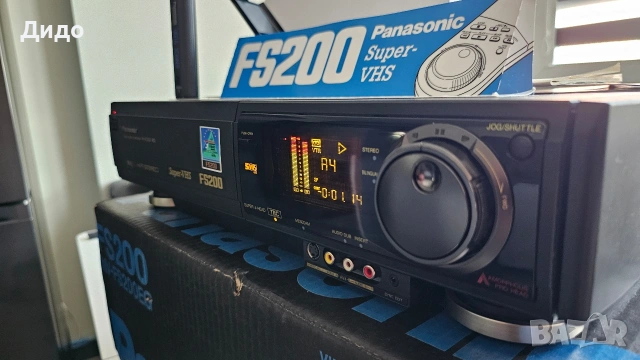 Panasonic NV-FS200 S-VHS video recorder! Видеорекордер. 