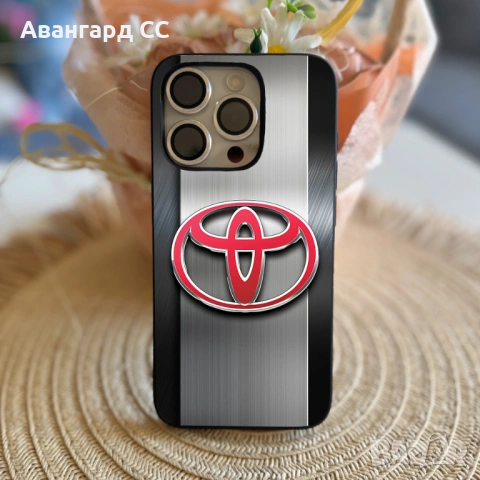Силиконов калъф за iPhone с лого TOYOTA, снимка 5 - Калъфи, кейсове - 54611227