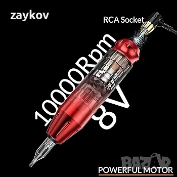 Комплект за татуировки, Комплект машина за татуировки тип „червеева дупка“,, снимка 3 - Други инструменти - 54151868