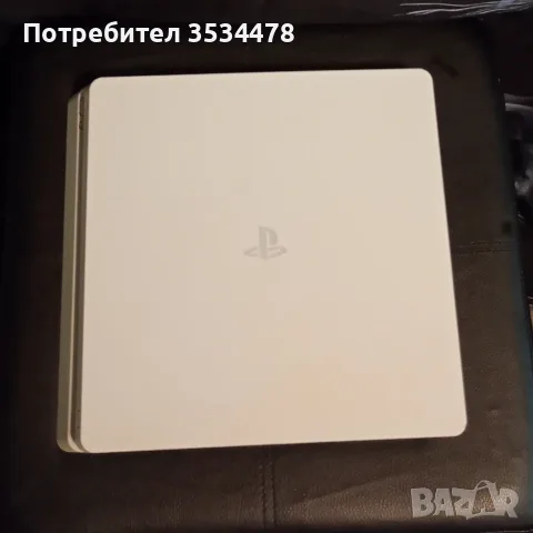 ps4 бял цвят Пълен комплект, снимка 3 - PlayStation конзоли - 55697589