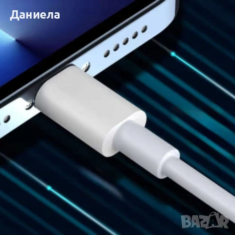 Apple 20W USB-C Fast Charger комплект с Lightning кабел – Бързо зареждане за iPhone, снимка 4 - USB кабели - 55063655