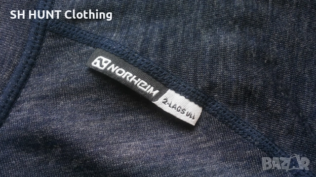 NORHEIM Thermo Underwear 70% Merino Wool размер L / XL термо блуза 70% Мерино вълна - 2677, снимка 5 - Блузи - 54731888