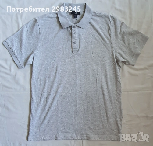 Сива тениска с къси ръкави