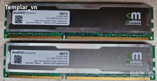 Mushkin silverline 2x4 DDR3 1600