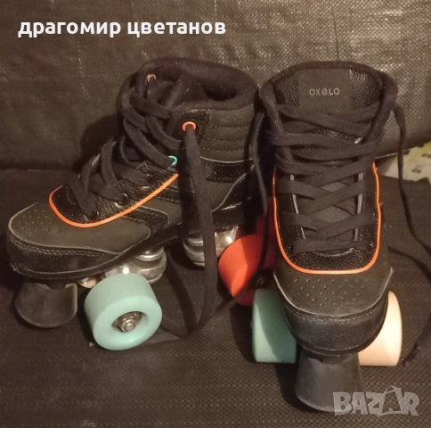 Ролкови кънки за деца Quad 100 цвят черен в отлично състояние- номер/размер 31, снимка 3 - Ролери, кънки - 54835661
