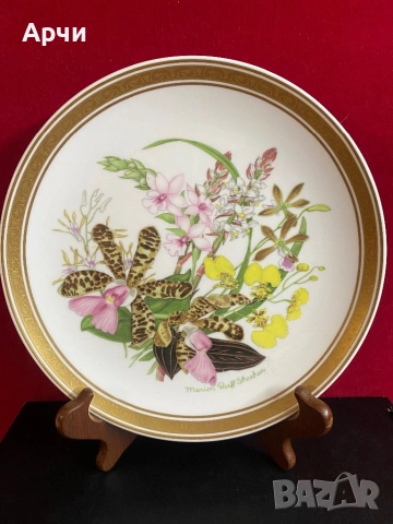 Английски  чинии от костен порцелан за декорация -1980 гд, снимка 8 - Антикварни и старинни предмети - 54120631