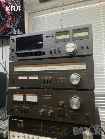 Винтидж сет Technics SU-7300 ST-7300 RS-615, снимка 4 - Ресийвъри, усилватели, смесителни пултове - 54797873