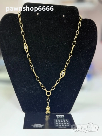 Златно колие 14К , снимка 5 - Колиета, медальони, синджири - 54027565