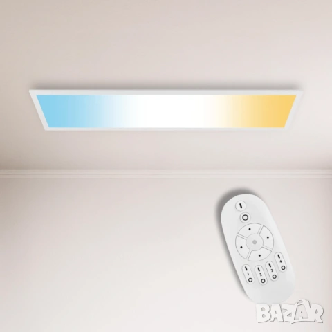 Димируем LED Плафон за Таван EGLO Bottazzo 1 75563 25W С Дистанционно 100 х 25см, снимка 5 - Лед осветление - 54669804
