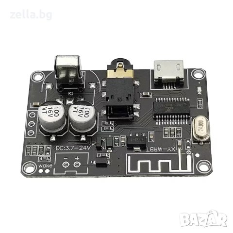 Bluetooth модул XY-WRBT BLE 5.0 с дистанционно управление – Стерео аудио декодер 3.7V–24V 10485, снимка 8 - Друга електроника - 54706391