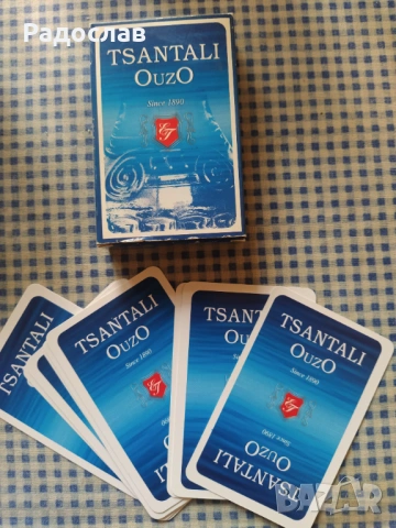 Tsantali Ouzo карти за игра , снимка 2 - Карти за игра - 54051346