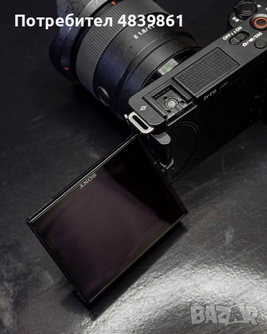 Sony ZVE 10 MK1 в гаранция + 2 Батерии + Зарядно + Вентилатор, снимка 4 - Фотоапарати - 54692351