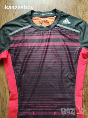adidas Techfit Chill Compression - страхотна мъжка тениска КАТО НОВА M , снимка 4 - Тениски - 53950155