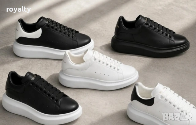 Alexander McQueen Нови Дамски Маратонки с Кутия 